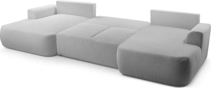 Narożnik VELO XL wolnostojący układ U z funkcją spania w tkaninie Coral 75 DomoHome