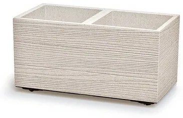 Doniczka MADERA CASE ECO WOOD 77 cm, biały, M