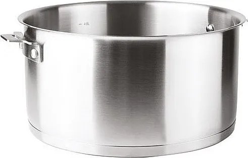 Rondel ze stali nierdzewnej o średnicy 24 cm z wymienną rączką i systemem Click & Lock - kolekcja Combi od Lacor