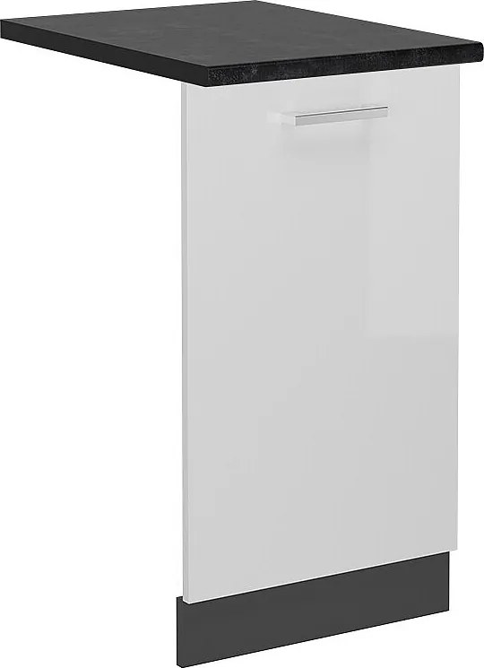 Panel przedni biały wysoki połysk 45x1.6x81.8 r-line