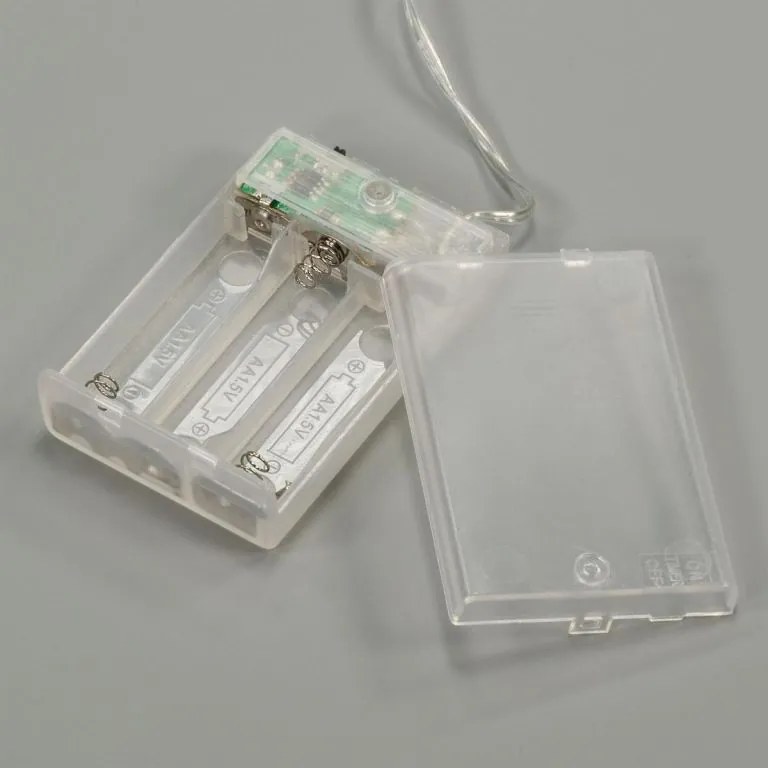 Oświetlenie perełki i srebrne listki, 20 diod LED, ciepła bi