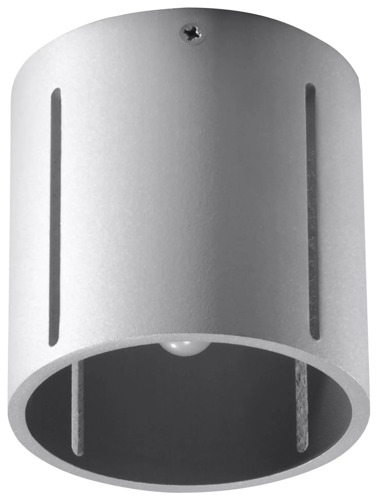 Minimalistyczny plafon walec LED E803-Kalano - szary