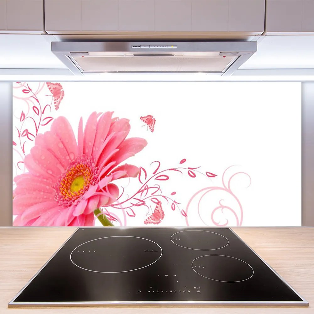 Panel nad blat kuchenny Subtelny Kwiat W Przybliżeniu