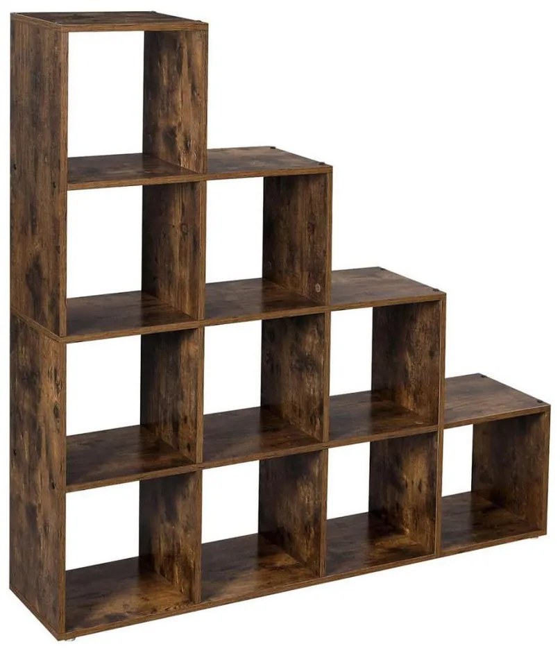 Regał DOVARO brązowy