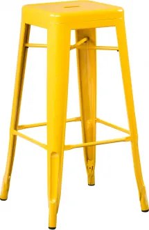 Zestaw 2 Wysokich, Stalowych, Sztaplowanych Stołków Lix Freesia & ↑75 Cm - Sklum