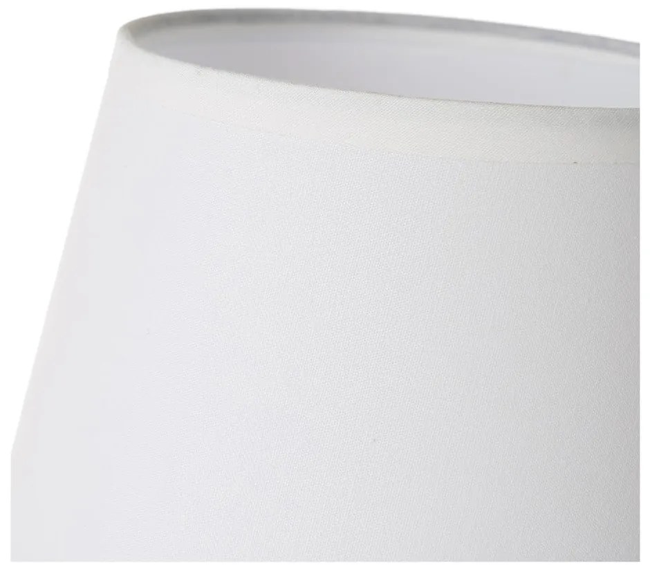 Brązowa lampa stołowa ceramiczna z tekstylnym kloszem (wys. 27,5 cm) – Casa Selección