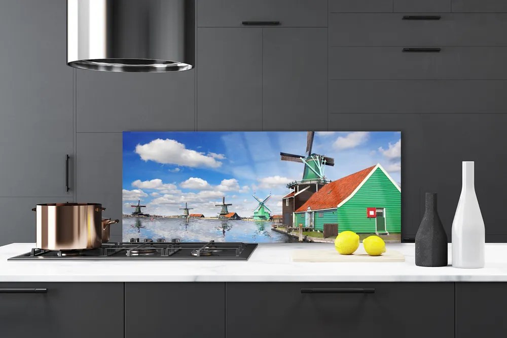 Panel Kuchenny Nowoczesna Bryła Budynku