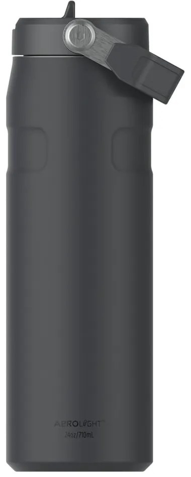 Czarny termos 700 ml The IceFlow™ Bottle Flip Straw 2.0 Black – Stanley