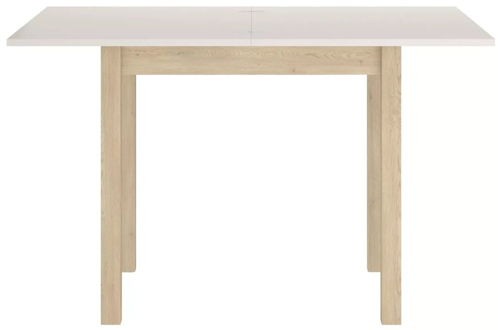 Rozkładany stół jadalny FLIP 80(160)X80 cm, kaszmir/dąb Cremona Torro