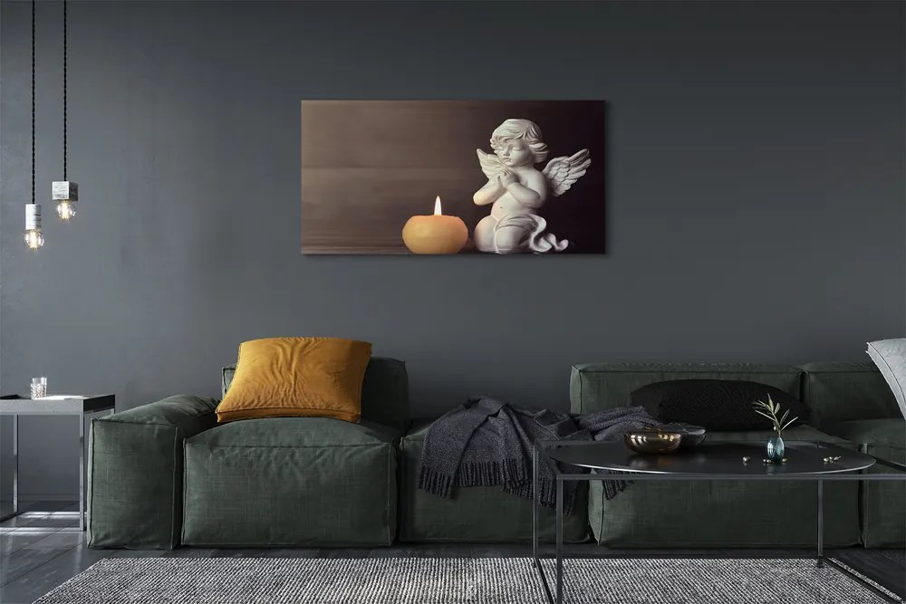 Obraz canvas na ścianę Modlitwa Anioła przy Świecy