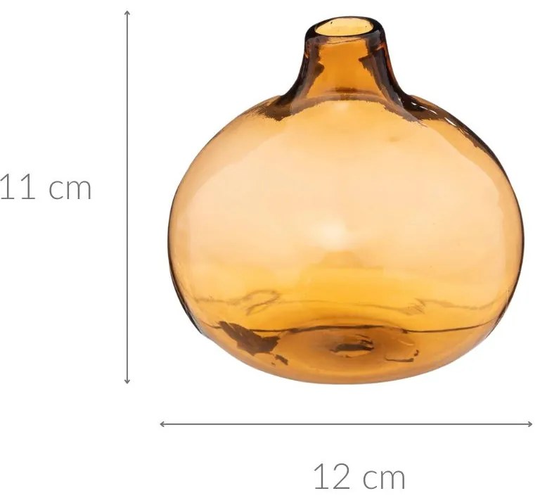 Wazon z kolorowego szkła, Ø 12 cm
