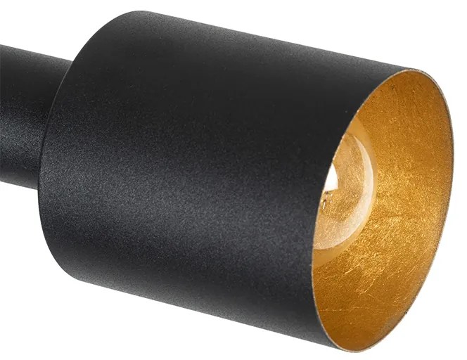 Nowoczesna lampa stojąca czarna 2-światłowa - Stijn