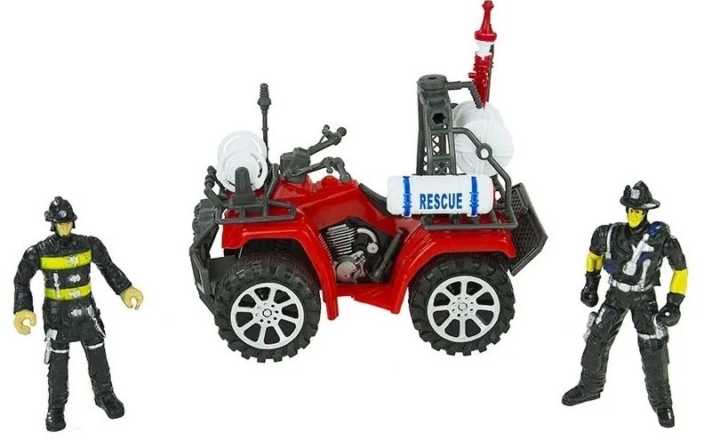 Duży zestaw straz pożarna kask quad strażacki