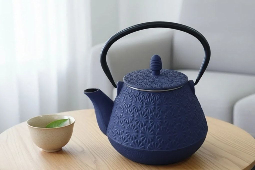 Czajnik żeliwny z zaparzaczem TAKI, 1000 ml