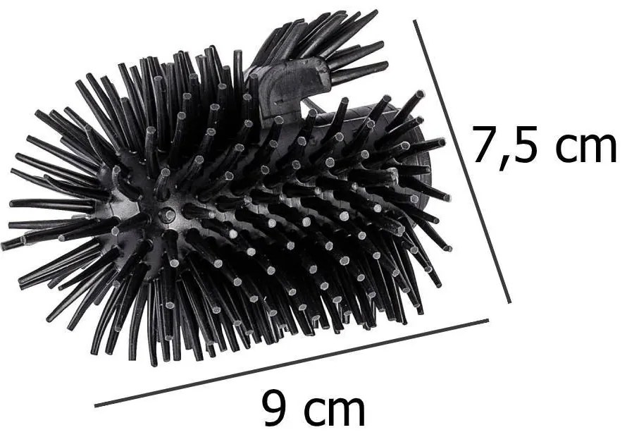 Zapasowa końcówka do szczotki toaletowej, silikonowa, ∅ 7,5 cm, WENKO