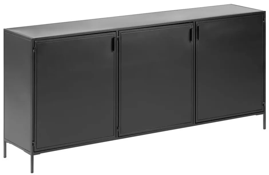 Czarna stalowa komoda 160x72x35 cm Shantay – Kave Home