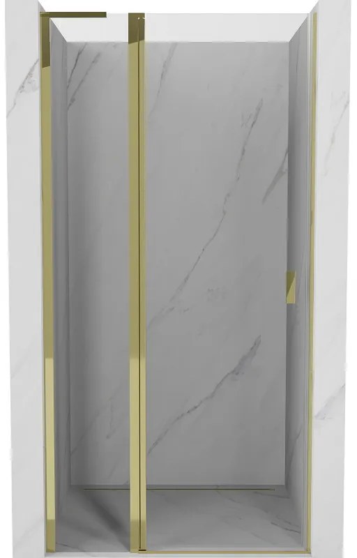 Mexen Mist L drzwi prysznicowe uchylne 115 cm, transparent, złote - 8A4L-115-000-50-00