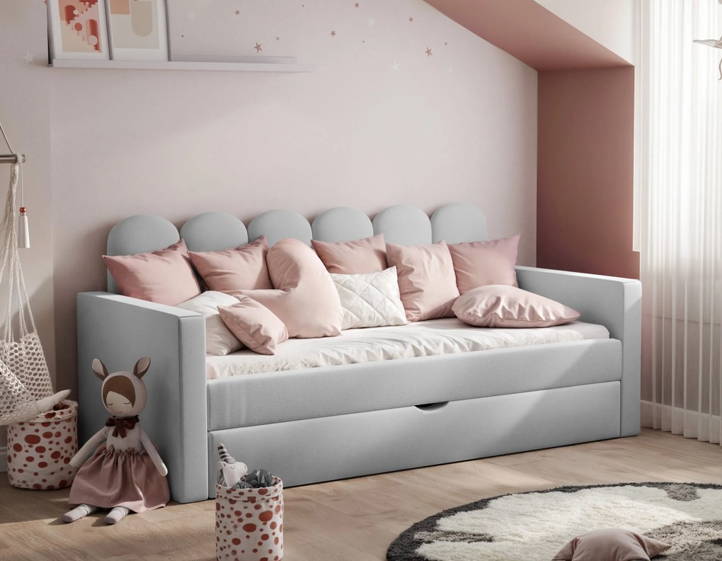 Łóżko młodzieżowe ALIA I z dodatkową powierzchnią spania - 80x200