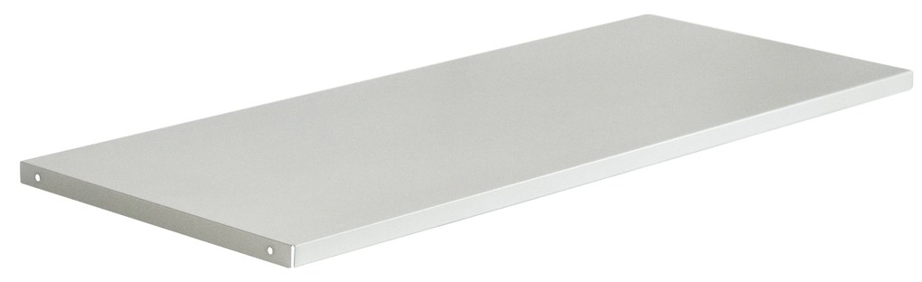 Półka metalowa do szafy biurowej, 900 x 20 x 360 mm, szara