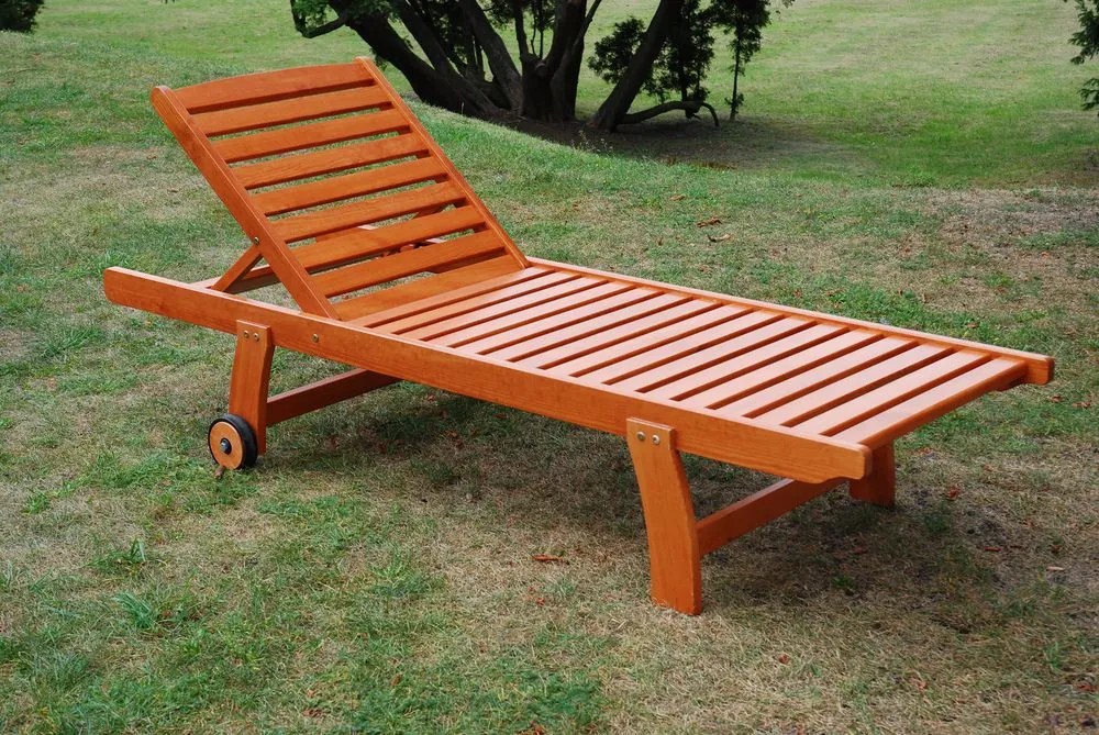 Leżak drewniany LUISA