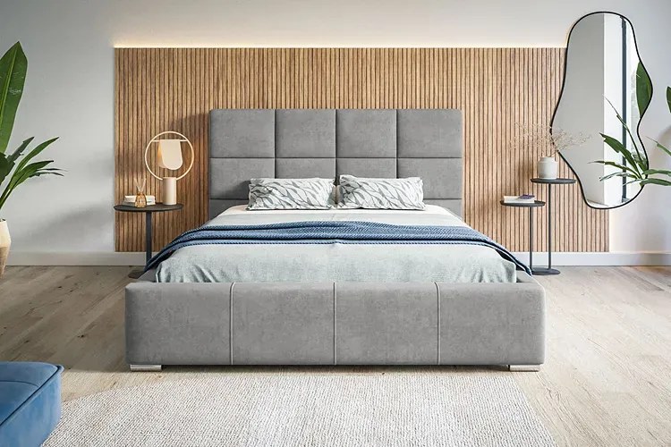 Dwuosobowe łóżko z pojemnikiem 180x200 Tri 3X - 36 kolorów