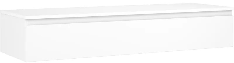 Mexen Orio szafka łazienkowa podumywalkowa 140 cm z blatem, 1 szuflada, biała mat - 91A10-14023-1-BFC01