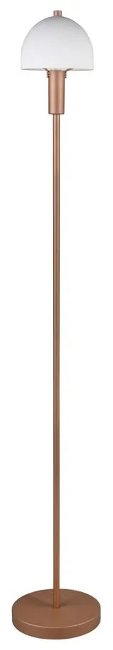 Lampa stojąca w kolorze brązu ze szklanym kloszem (wysokość 120 cm) Glenn – Trio