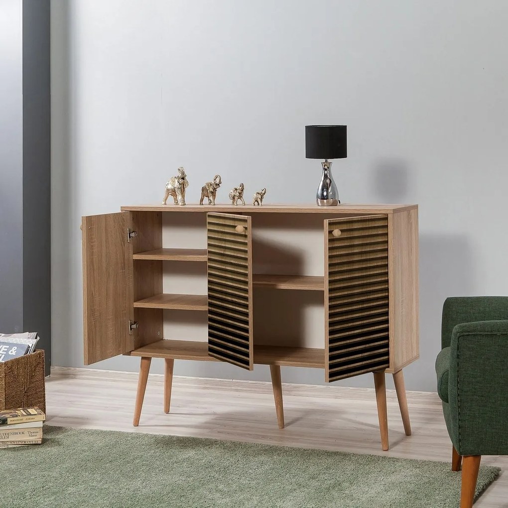 Szafka Mega Stripes Sonoma Oak