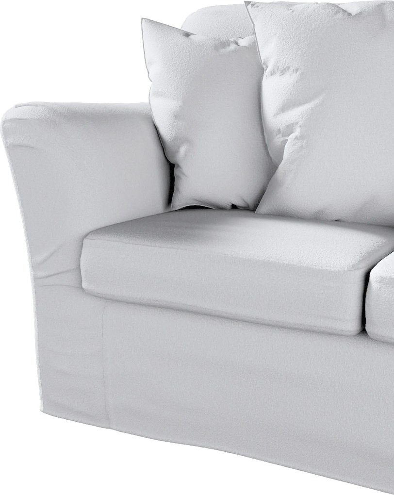 Pokrowiec na sofę Tomelilla 3-osobową nierozkładaną kolor biały tkanina strukturalna