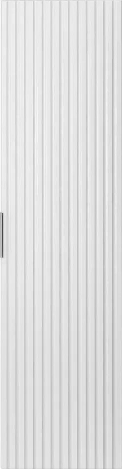 Kolumna łazienkowa, Biały, 35 x 136 x 27 cm, uchwyt srebrny