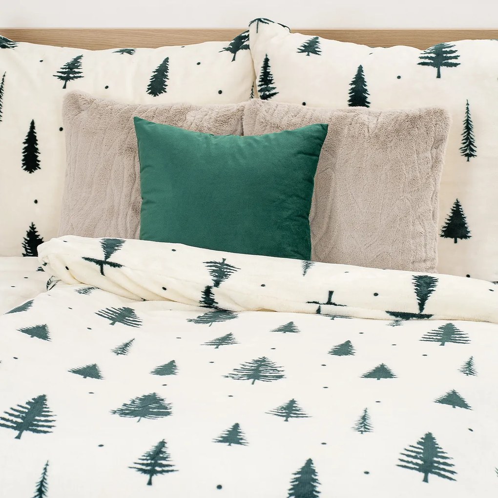4Home Pościel mikroflanela Serene Forest, 140 x 220 cm, 70 x 90 cm, 140 x 220 cm, 70 x 90 cm