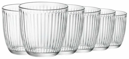 Bormioli Rocco 6-częściowy zestaw szklanek Line, 290 ml, 290 ml