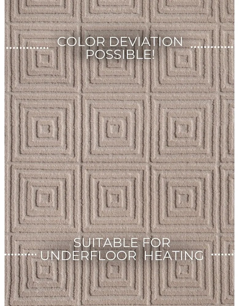 Beżowy dywan 200x280 cm Perles Tourmaline – Elle Decoration