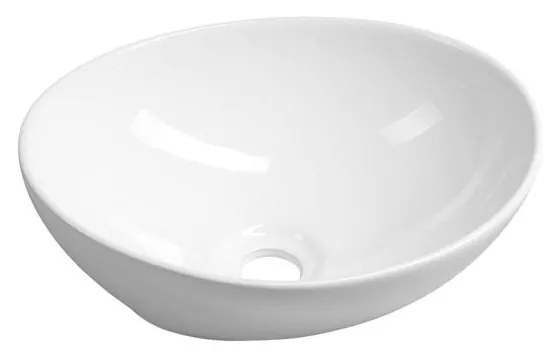 Biała ceramiczna umywalka 42x34 cm Aqualine – Sapho