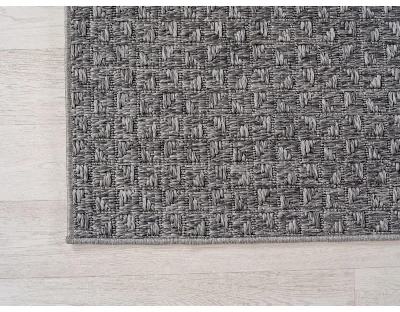 Dywan zewnętrzny Ibiza Trójkąty szary 280 cm x 370 cm