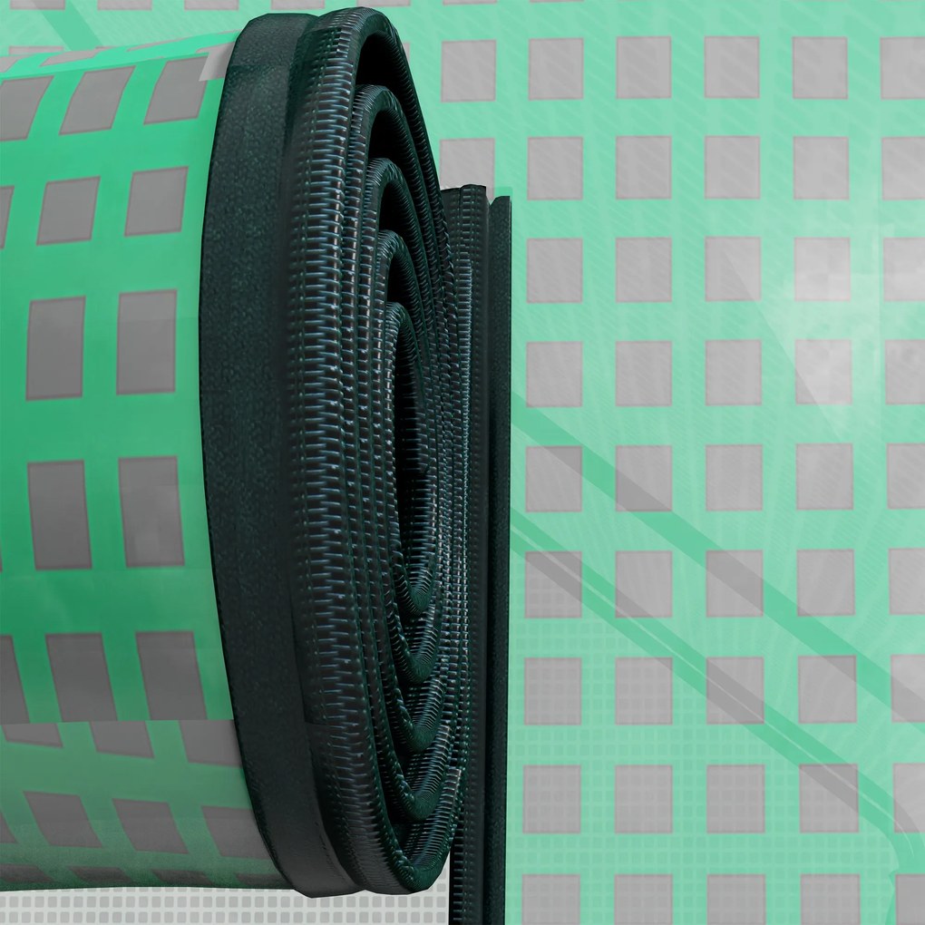 Outsunny Zastępcza plandeka do tunelu ogrodniczego, odporna na warunki atmosferyczne, odporna na UV, 140 x 213 x 190 cm, Zielona