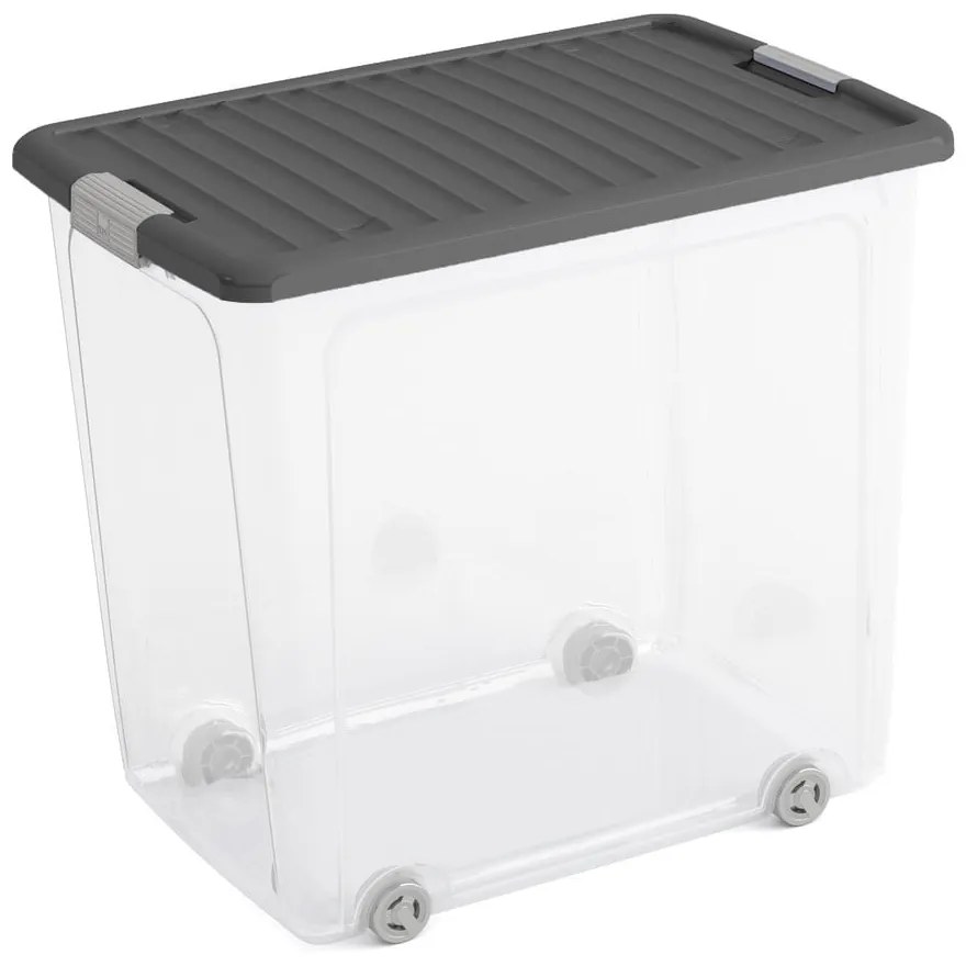 Plastikowy pojemnik z pokrywką 56,5x39x51,5 cm W box XL – KIS