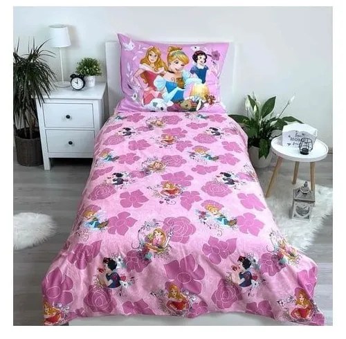 Bawełniana dziecięca pościel jednoosobowa 140x200 cm Princess – Jerry Fabrics