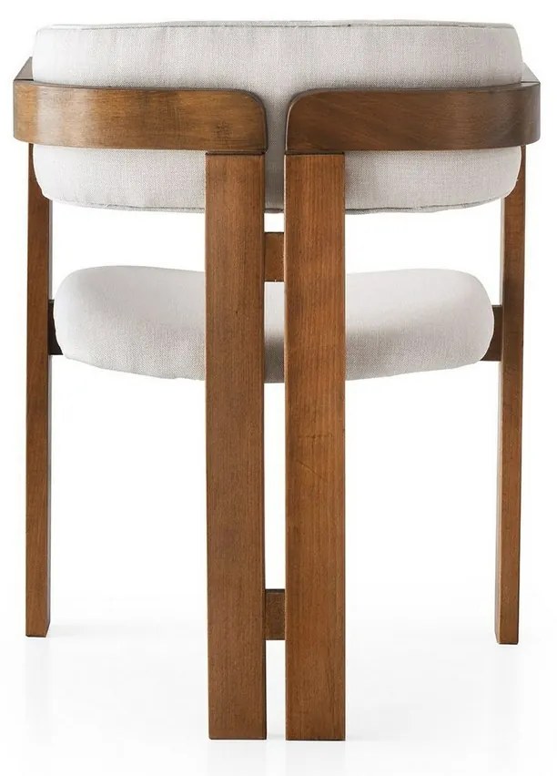Krzesła do jadalni CO Cream and Walnut