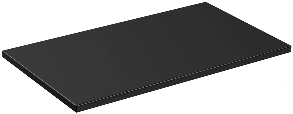 Czarny prostokątny blat do łazienki Z3-F01