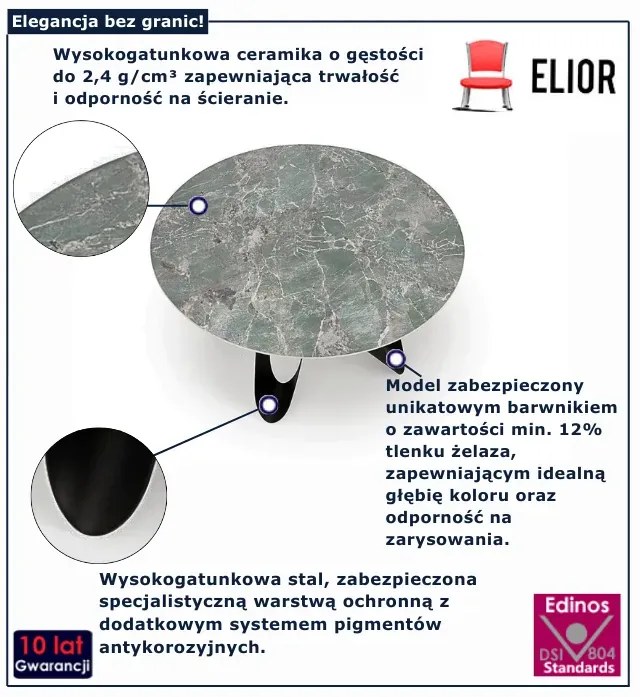 Okrągły nowoczesny stół do salonu  Z4-M15