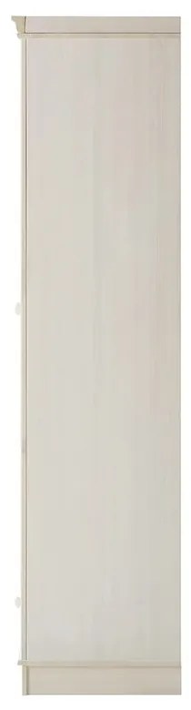 Biała szafa z litego drewna sosnowego 65x180 cm Anita – Støraa
