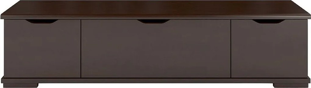 Drewniana szafka Rtv bukowa Arhus z szufladami/Palisander