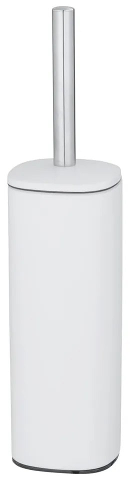 Biała szczotka do WC ze stali nierdzewnej Wenko Alassio