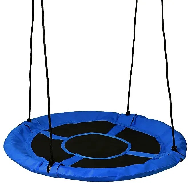 Huśtawka niebieska bocianie gniazdo 100 cm D8-N67