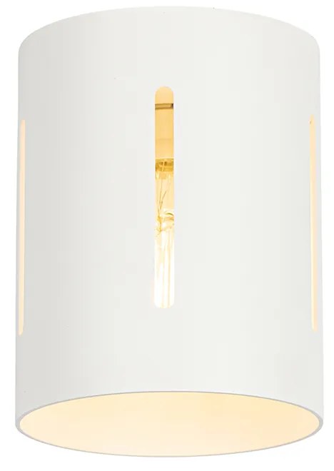 Designerska lampa sufitowa biała - Yana