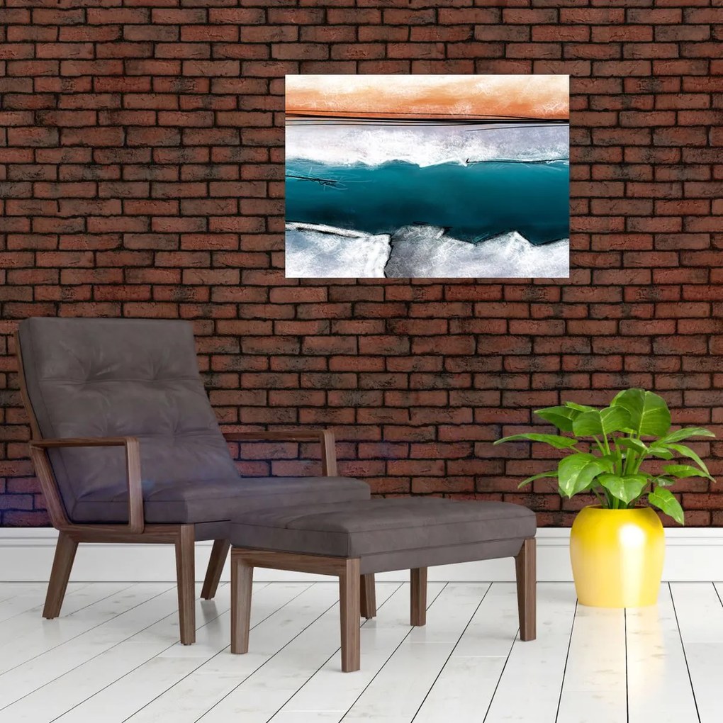 Obraz na szkle - Abstrakcja (70x50 cm)