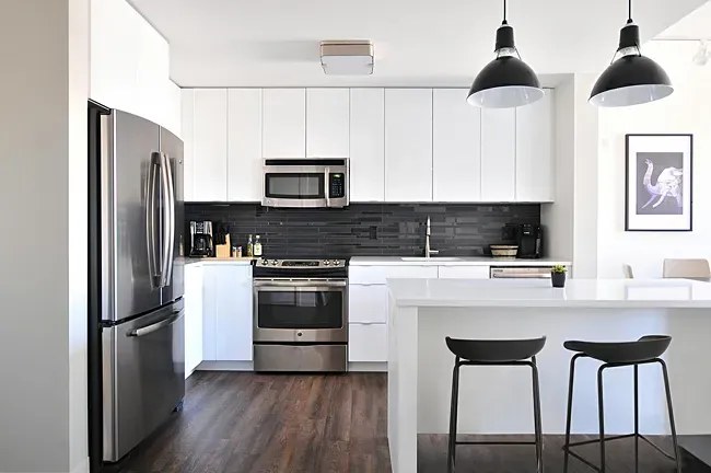 Nowoczesny czarny hoker loftowy B6-C54