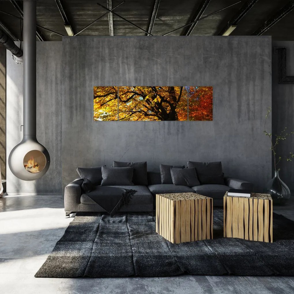 Obraz jesiennego drzewa (170x50 cm)