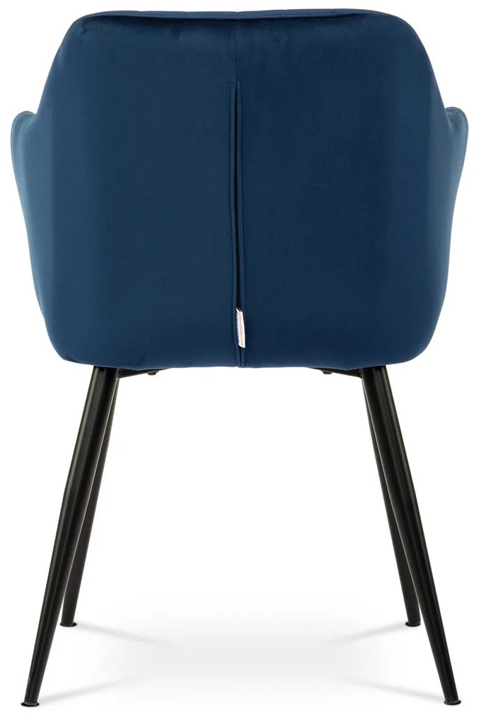 Zestaw krzeseł do jadalni PIKA BLUE4, 2 szt.